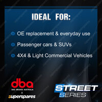 2Pcs DBA Rear Street Series Disc Brake Calipers for Kia Sportage SL 2.0L 2.4L