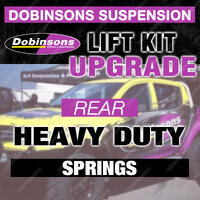 Upgrade to Rear Heavy Duty Rating Springs - Purchase with Springs