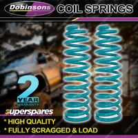 2 Front Dobinsons 40mm Lift 60-100Kg Coil Springs for Nissan Navara D23 NP300