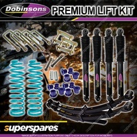 Dobinsons 3" IMS Shocks Coil Leaf Shackle Lift Kit for Toyota Landcruiser 78 79