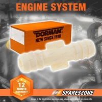 Dorman 5/16 x 5/16 Inch Hard Vacuum Tubing Connector White - Straight 493-045