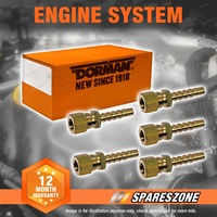 Dorman 5 Fuel Line Adapter - 5/16 Inch Steel Compression to 5/16 In Nylon Barbed