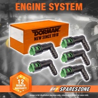 Dorman 5-Fuel Line Quick Connector 90 Degree Angle 5/16 In - 3/8In Nylon Tubing