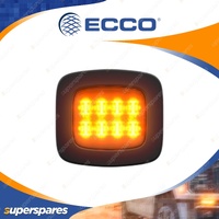 ECCO 200 Series 12-24V Amber LED Bus Light - Window Mount Length 145mm