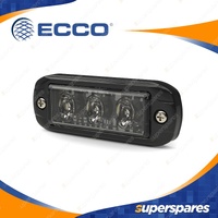 ECCO 12-24V Ultra-Thin Exterior LED Warning Light White - Surface Mount