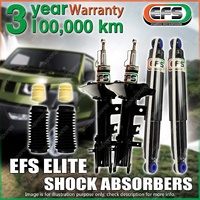 Front + Rear 30mm Lift EFS Elite Shock Absorbers for Suzuki Grand Vitara JB V6