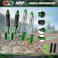 Front + Rear EFS 50mm Lift MRP 2.5 Shock Absorbers for GMC Sierra 1500 21-ON