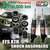 Pair Front EFS XTR Shock Absorbers for Mitsubishi Triton MN 20mm Lift