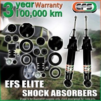 Pair Front EFS 40mm lift Elite Shocks for Mitsubishi Pajero LWB NW NX T/Diesel