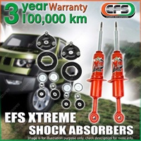 Pair Front EFS 50mm Lift X-Treme Shock Absorbers for Ford Ranger PX 4WD 2011-2018