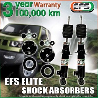 Front EFS ELITE Shock Absorbers for Mitsubishi Triton ML MN L200 06-on 50mm Lift