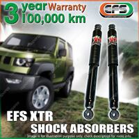 Front EFS XTR Shock Absorbers for Toyota Landcruiser HZJ 80 105 Series 50mm Lift