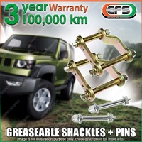 EFS Rear Swing Shackles & Fixed Pins for Nissan Navara D27 4WD 02/2026-ON