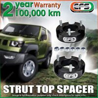 Pair EFS Front Strut Top Spacers 50mm lift for Nissan Navara NP300 D40 D23 05-17
