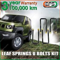 4 pcs Rear EFS Leaf Springs U Bolt Kit for MAZDA BT-50 10/2011-onward
