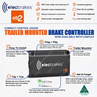 Elecbrakes Electric Brake Controller + Adaptor Bundle A7LR-7LR Socket