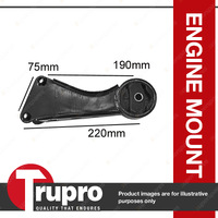 Rear 75mm c-c Engine Mount for Mitsubishi Lancer CA 1.5L Auto/Manual 88-90