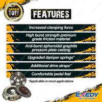 Exedy Safari Tuff Clutch Kit for Isuzu NPR NPR58 NPR59 NPR300 3.6L 3.9L