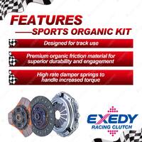 Exedy Sports Organic Clutch Kit for Mitsubishi Lancer CE CP CP9A EVO V VI