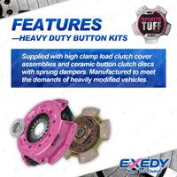 Exedy HD Button Clutch Kit & SMF for Nissan Pulsar N14 SR20 2.0L 08/90-07/92