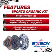 Exedy Racing Sports Organic Clutch Kit for Subaru BRZ ZD Z11 2.4L FA24C 2021-On