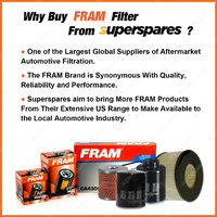 Fram 4WD Oil Air Fuel Filter Service Kit for Holden Colorado RC Rodeo RA