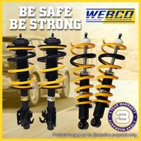 Front+Rear LOWER Webco Pro Complete Strut for HOLDEN COMMODORE VE Ute V6 07-13
