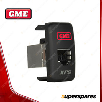 GME RJ45 Pass-Through Adaptor for Toyota Landcruiser 75 78 79 4 Runner Hiace Red