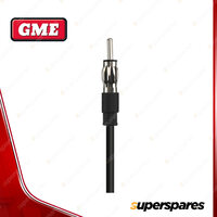 GME 700mm AM/FM Stainless Steel Antenna Inc Whip Base Cable AEM-SS6