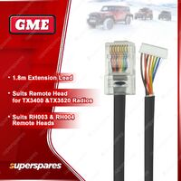 GME 1.8M Replacement Lead - Suit Remote Head for Radio TX3400 / TX3420