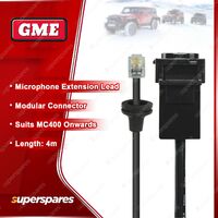 GME 4M Microphone Extension Lead with Modular Connector Suit MC400 Series On