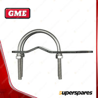 GME 3Mm Black Stainless Steel Bullbar Bracket With "U" Bolts MB408B