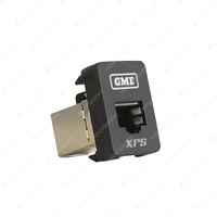 GME RJ45 Pass-Through Adaptor for Mitsubishi Triton MQ Pajero Outlander ZK White