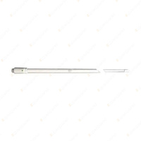 GME 1200mm Marine VHF Detachable Antenna Whip White Fibreglass Radome - AW364V