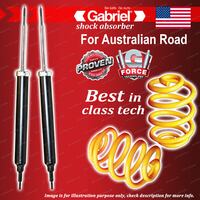 Rear Gabriel Ultra Shocks + Lowered King Coil Springs for BMW 1 Series E87 120d