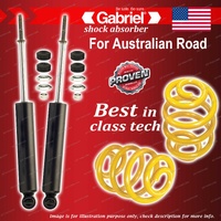 Front Gabriel Guardian Shocks + Lowered King Springs for Chevrolet BEL Air All