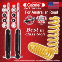 Front Gabriel Ultra Shocks + STD King Coil Springs for Chevrolet BEL Air 64-70