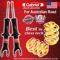 Front Gabriel Ultra Shocks + Ultra Low King Coil Springs for Ford Falcon BA BF