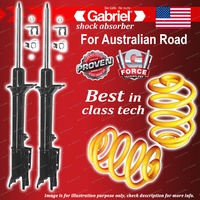 Rear Gabriel Ultra Shocks + Lowered King Coil Springs for Ford Laser KA KB KC KE