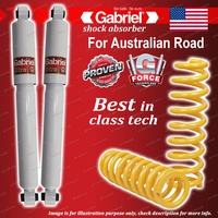 Rear Gabriel Ultra LT Shocks + STD King Coil Springs for Ford Territory SX SY SZ