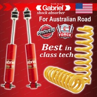 Front Gabriel Guardian Shocks + STD King Coil Springs for Holden HK HT HG 8CYL