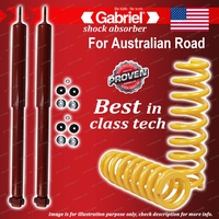 Rear Gabriel Guardian Shocks + STD King Coil Springs for Holden Monaro CV 01-05