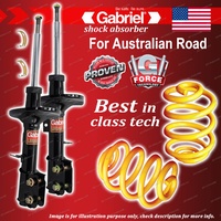 Front Gabriel Ultra Shocks + Ultra Low King Coil Springs for Holden Statesman WL