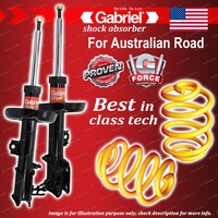 Front Gabriel Ultra Shocks + Lowered King Springs for Holden Vectra JR JS JSII