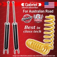 Rear Gabriel Ultra Shocks + STD King Coil Springs for Hyundai Elantra HD