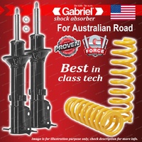 Rear Gabriel Ultra Strut Shocks + STD King Springs for Hyundai Excel HU X3 117mm