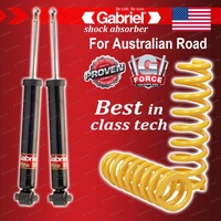 Rear Gabriel Ultra Strut Shocks + Raised King Coil Springs for Hyundai iX35 AWD