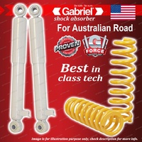 Rear Gabriel Ultra LT Shocks + Raised King Springs for Hyundai Santa FE CM Wagon