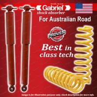 Rear Gabriel Guardian Shocks + Raised King Springs for Jeep TJ Wrangler 96-07