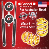 Rear Gabriel Ultra Shocks + Lowered King Springs for Mitsubishi Lancer CA CB